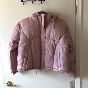 Sebby Puffer Jacket Size XL Blush NWT